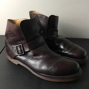 Dr Martens Rocco burgundy leather men’s boots